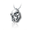 Pacific Urns Necklace For Ashes Cougar Skull 10K In Yellow Gold
