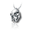 Pacific Urns Necklace For Ashes Cougar Skull In Sterling Silver