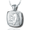 Pacific Urns Necklace For Ashes Cushion Puppy Playing 14K In Yellow Gold