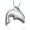 Pacific Urns Necklace For Ashes Dolphin In Sterling Silver