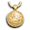 Pacific Urns Necklace For Ashes Flower & Butterfly 14K In Yellow Gold