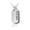 Pacific Urns Necklace For Ashes Gator Skin In Sterling Silver