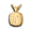 Pacific Urns Necklace For Ashes Haida Wolf 14K In Yellow Gold