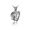 Pacific Urns Necklace For Ashes Horse Bowing 10K In Yellow Gold