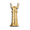 Pacific Urns Necklace For Ashes Lighthouse 14K In Yellow Gold