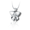 Pacific Urns Necklace For Ashes Modern Butterfly In Sterling Silver