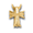 Pacific Urns Necklace For Ashes Moline Cross 10K In Yellow Gold