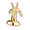 Pacific Urns Necklace For Ashes Palm Tree 10K In Yellow Gold