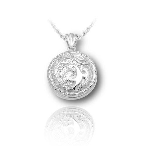 Pacific Urns Necklace For Ashes Phoenix In Sterling Silver