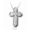 Pacific Urns Necklace For Ashes Roman Slider In Sterling Silver