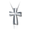 Pacific Urns Necklace For Ashes Satin Cross 10K In Yellow Gold