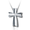 Pacific Urns Necklace For Ashes Satin Cross In Sterling Silver