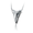 Pacific Urns Necklace For Ashes Shark Tooth In Sterling Silver