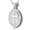 Pacific Urns Necklace For Ashes Spanish Oval In Sterling Silver
