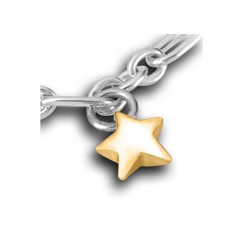Pacific Urns Necklace For Ashes Star Charm 14K In Yellow Gold