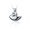 Pacific Urns Necklace For Ashes Swan 10K In Yellow Gold