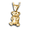 Pacific Urns Necklace For Ashes Teddy 10K In Yellow Gold