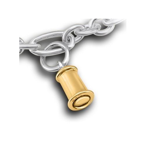 Pacific Urns Necklace For Ashes Traditional Charm 14K In Yellow Gold