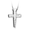 Pacific Urns Necklace For Ashes Trinity Nails In Sterling Silver