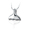 Pacific Urns Necklace For Ashes Whale Tail In Sterling Silver