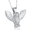 Pacific Urns Necklace For Ashes Wise Owl In Sterling Silver