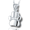 Pacific Urns Pet Cremation Necklace Curved Paw Print