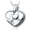 Pacific Urns Pet Cremation Necklace Sleeping Puppy Heart