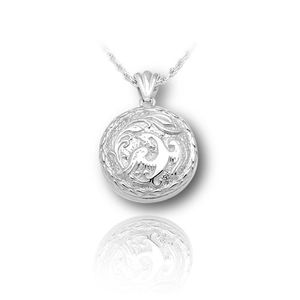 Pacific Urns Necklace For Ashes Phoenix 10K In Yellow Gold