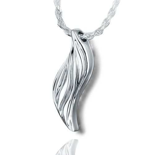 Pacific Urns Necklace For Ashes Sand Dune 10K In Yellow Gold - 10874-10kY