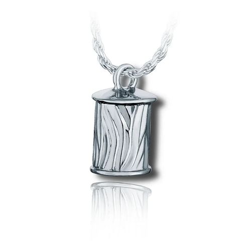 Pacific Urns Necklace For Ashes Sand Dune In Sterling Silver - 10706-SS