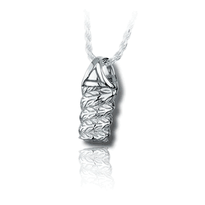 Pacific Urns Necklace For Ashes Wrapping Vines In Sterling Silver