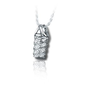 Pacific Urns Necklace For Ashes Wrapping Vines 14K In Yellow Gold
