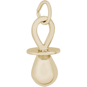 Pacifier Charm - Gold Plated - 10-8354