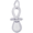Pacifier Charm - Sterling Silver - 10-8354