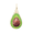 Painted Avocado Charm - Small - 10K Yellow Gold - 1065-001-10k