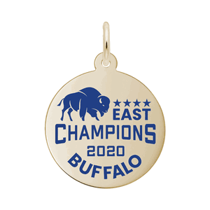 Painted Buffalo East Champions 2020 Charm - Gold Plate - 10-1075-0-gp