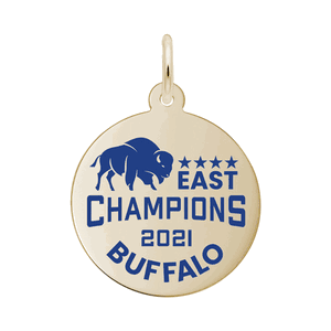 Painted Buffalo East Champions 2021 Charm - 14K Yellow Gold - 10-1076-0-14k