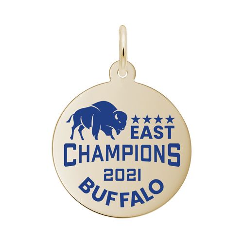 Painted Buffalo East Champions 2021 Charm - 14K Yellow Gold - 10-1076-0-14k