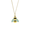 Painted Bumblebee Necklace Set - Gold Plated - 29-1099-87-GP
