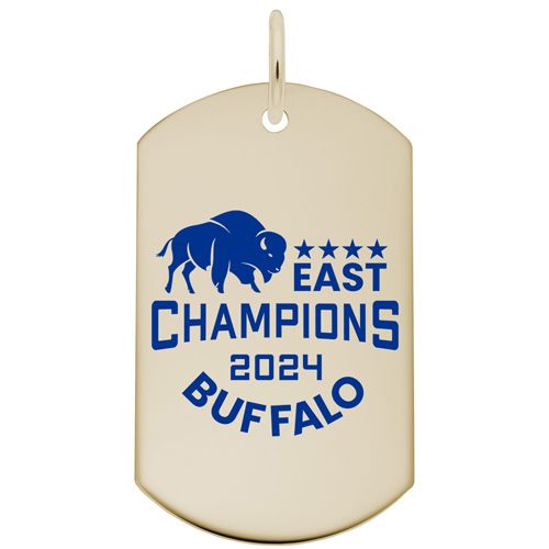 Painted East Champions 2024 Dog Tag - Gold Plate - 10-1068-0-gp
