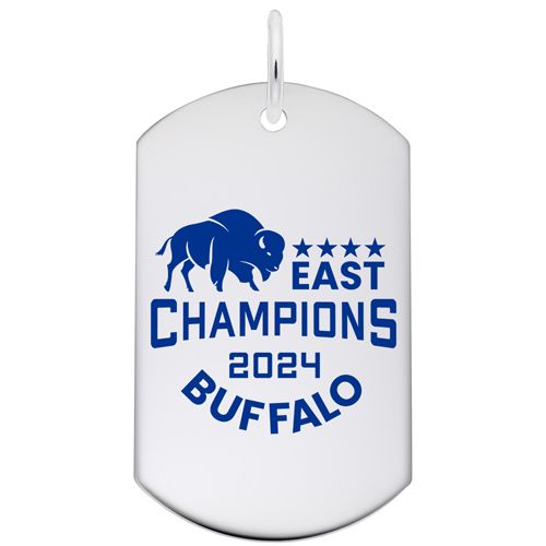 Painted East Champions 2024 Dog Tag - Sterling Silver - 10-1068-0-ss