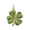 Painted Four Leaf Clover Charm - 14K Yellow Gold - 0395-001-14k