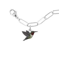 Painted Hummingbird Bracelet Set