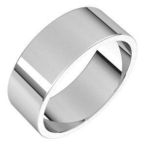 Palladium 7 mm Flat Band Size 11 - F11:627:P