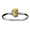 Palm Hook Bracelet - SS & 14K Yellow Gold 4mm 7.5 Inch - C42CPALM75
