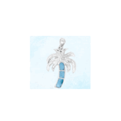 Palm Larimar Charms & Pendants  - PSPALML