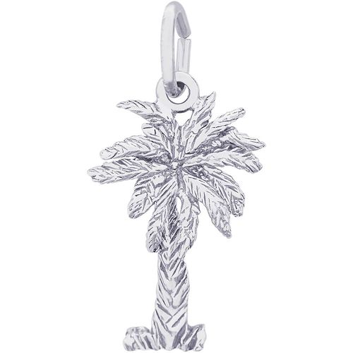 Palmetto 3D Charm - 14K White Gold - 10-3913