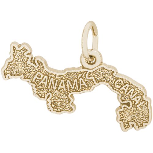 Panama Canal Charm - Gold Plated