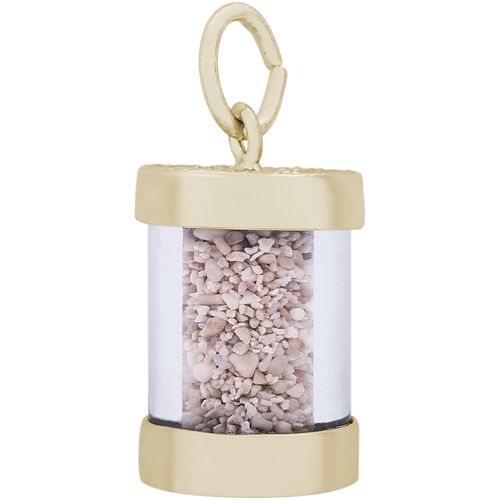 Panama Sand Capsule Charm - Gold Plated