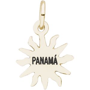 Panama Sun Small Charm - Gold Plated